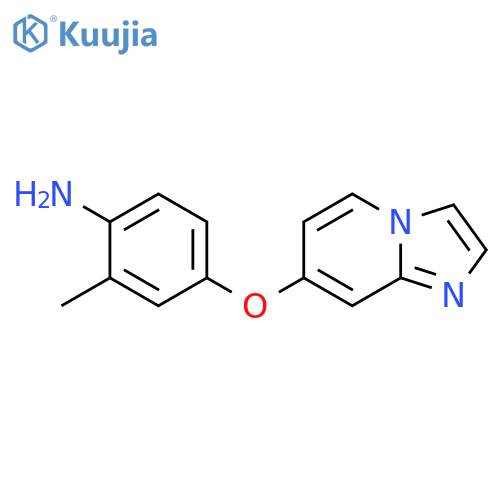 4-(Imidazo[1,2-a]pyridin-7-yloxy)-2-methylaniline structure