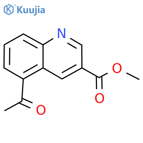 Methyl 5-acetylquinoline-3-carboxylate structure