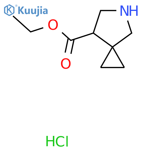 Ethyl 5-azaspiro[2.4]heptane-7-carboxylate hydrochloride structure