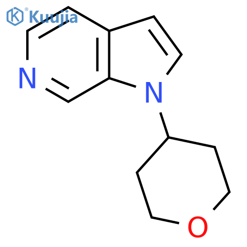 1-(Tetrahydro-2H-pyran-4-yl)-1H-pyrrolo[2,3-c]pyridine structure