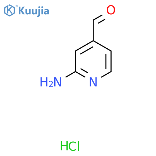2-Aminoisonicotinaldehyde hydrochloride structure