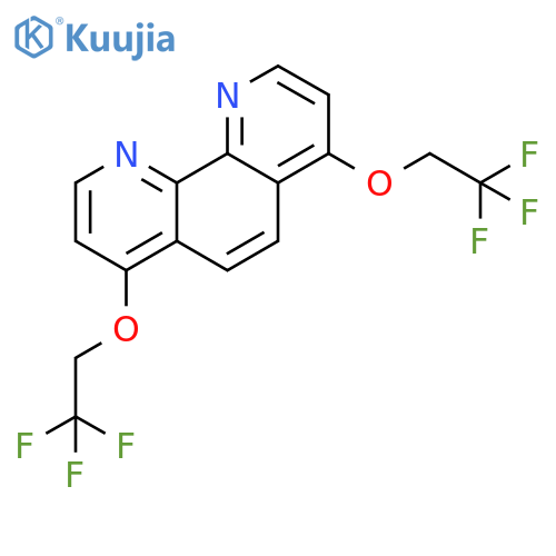 4,7-Bis(2,2,2-trifluoroethoxy)-1,10-phenanthroline structure