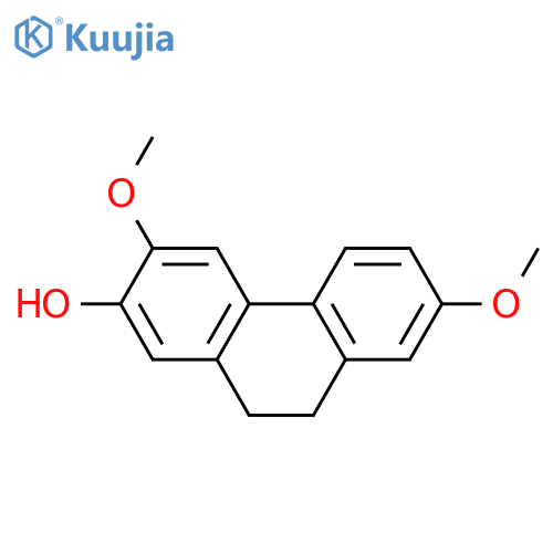 2-Phenanthrenol, 9,10-dihydro-3,7-dimethoxy- structure