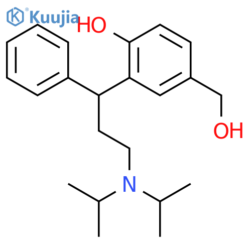 2-(3-(Diisopropylamino)-1-phenylpropyl)-4-(hydroxymethyl)phenol structure