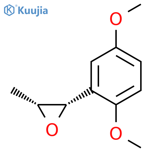 Oxirane, 2-(2,5-dimethoxyphenyl)-3-methyl-, cis- structure