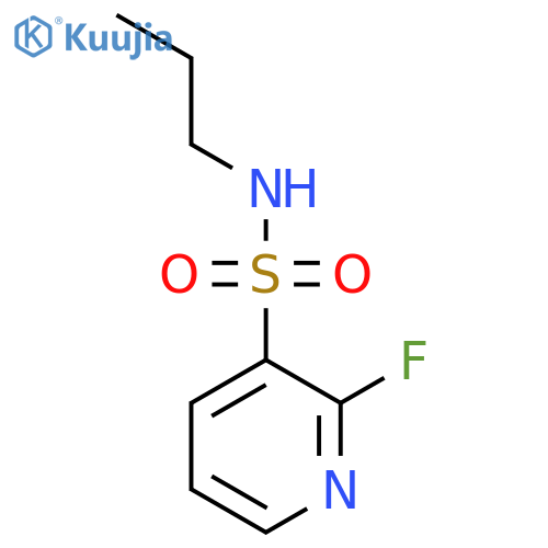 2-fluoro-N-propylpyridine-3-sulfonamide structure