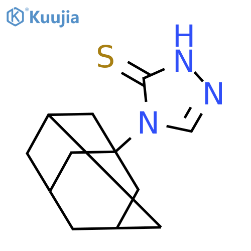 3H-1,2,4-Triazole-3-thione, 2,4-dihydro-4-tricyclo[3.3.1.13,7]dec-1-yl- structure