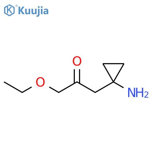 2-Propanone, 1-(1-aminocyclopropyl)-3-ethoxy- structure