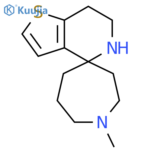 1-methyl-6',7'-dihydro-5'H-spiroazepane-4,4'-thieno3,2-cpyridine structure