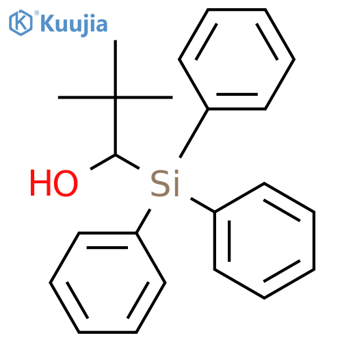 1-Propanol, 2,2-dimethyl-1-(triphenylsilyl)- structure