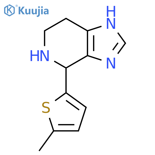 4-(5-methylthiophen-2-yl)-3H,4H,5H,6H,7H-imidazo4,5-cpyridine structure