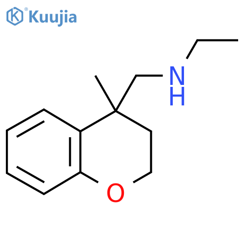 ethyl[(4-methyl-3,4-dihydro-2H-1-benzopyran-4-yl)methyl]amine structure