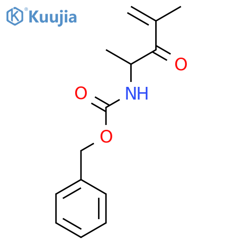 benzyl N-(4-methyl-3-oxopent-4-en-2-yl)carbamate structure