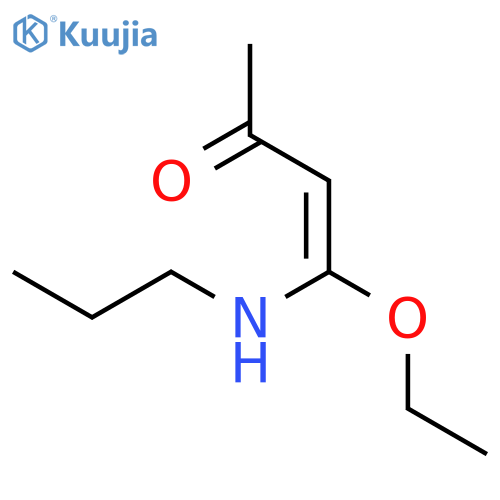 3-Buten-2-one, 4-ethoxy-4-(propylamino)-, (E)- structure