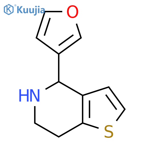 4-(furan-3-yl)-4H,5H,6H,7H-thieno3,2-cpyridine structure