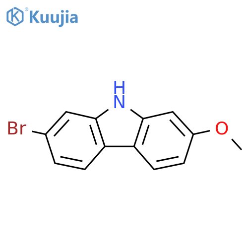 2-bromo-7-methoxy-9H-carbazole structure
