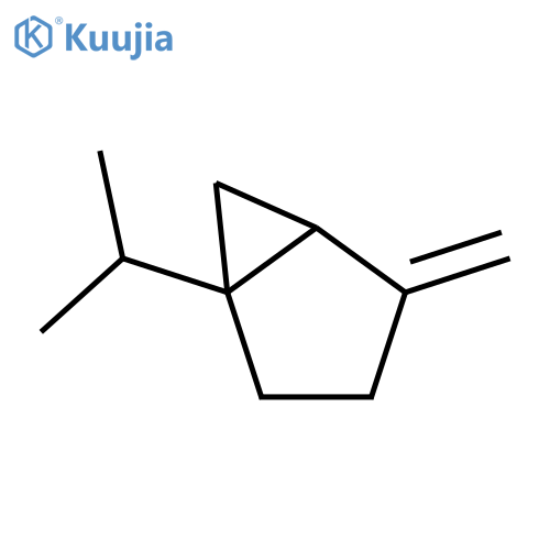 Bicyclo[3.1.0]hexane,4-methylene-1-(1-methylethyl)-, (1R,5R)- structure