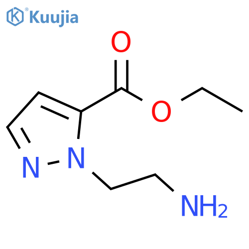 Ethyl 1-(2-aminoethyl)-1H-pyrazole-5-carboxylate structure