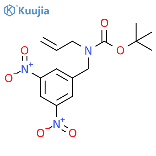 tert-butyl allyl(3,5-dinitrobenzyl)carbamate structure