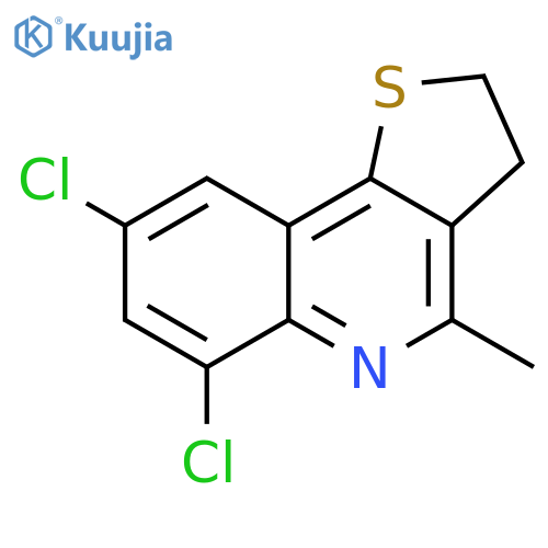 Thieno[3,2-c]quinoline, 6,8-dichloro-2,3-dihydro-4-methyl- structure