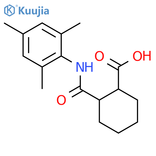 2-(2,4,6-Trimethylphenyl)carbamoylcyclohexane-1-carboxylic Acid structure