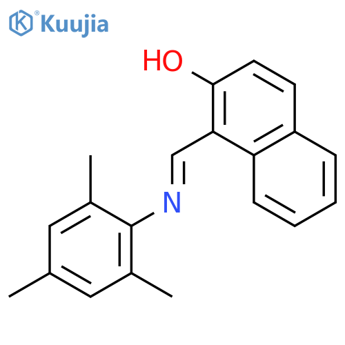 2-Naphthalenol, 1-[[(2,4,6-trimethylphenyl)imino]methyl]- structure