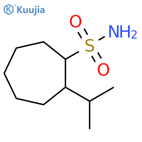 Cycloheptanesulfonamide, 2-(1-methylethyl)- structure