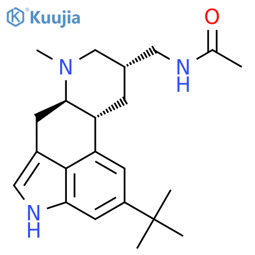Acetamide, N-[[(8b)-13-(1,1-dimethylethyl)-6-methylergolin-8-yl]methyl]- structure