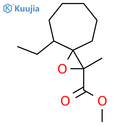 Methyl 4-ethyl-2-methyl-1-oxaspiro[2.6]nonane-2-carboxylate structure