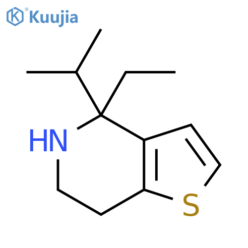 4-ethyl-4-(propan-2-yl)-4H,5H,6H,7H-thieno3,2-cpyridine structure