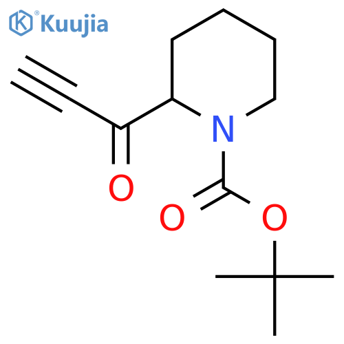 Tert-butyl 2-(prop-2-ynoyl)piperidine-1-carboxylate structure