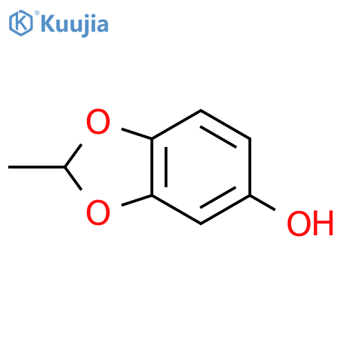 1,3-Benzodioxol-5-ol, 2-methyl- structure