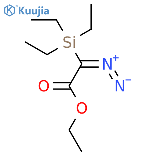 Acetic acid, diazo(triethylsilyl)-, ethyl ester structure