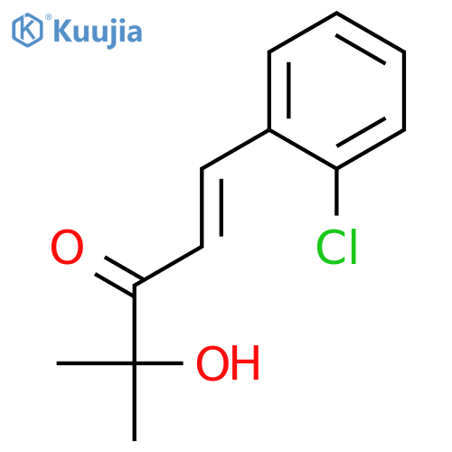 1-Penten-3-one, 1-(2-chlorophenyl)-4-hydroxy-4-methyl- structure