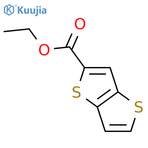ethyl thieno3,2-bthiophene-2-carboxylate structure