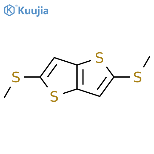 Thieno[3,2-b]thiophene,2,5-bis(methylthio)- structure