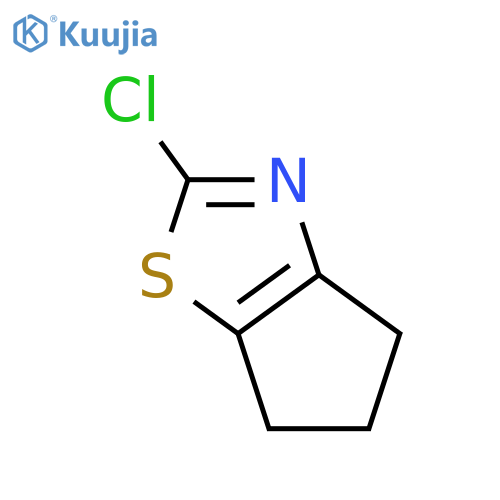2-chloro-4H,5H,6H-cyclopentad1,3thiazole structure