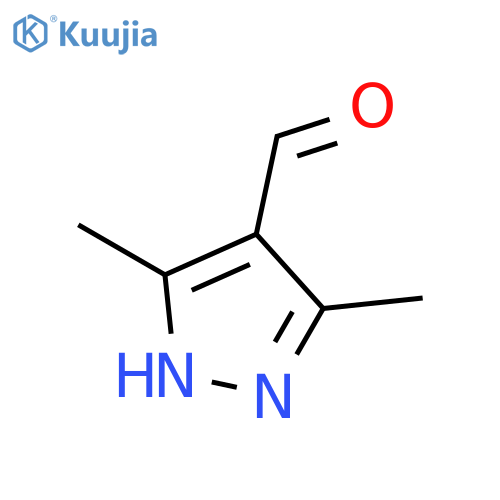 3,5-Dimethyl-1H-pyrazole-4-carbaldehyde structure