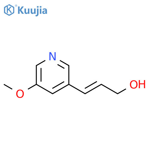 3-(5-methoxypyridin-3-yl)prop-2-en-1-ol structure