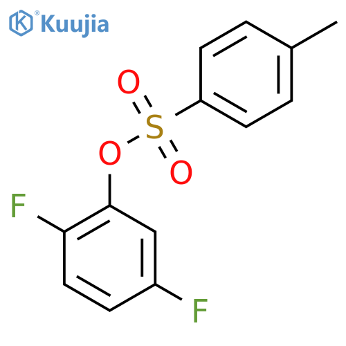 2,5-Difluorophenyl 4-methylbenzene-1-sulfonate structure