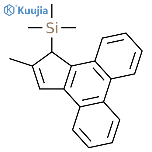 Silane, trimethyl(2-methyl-1H-cyclopenta[l]phenanthren-1-yl)- structure