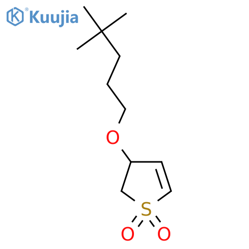 3-(4,4-dimethylpentyl)oxy-2,3-dihydro-1lambda6-thiophene-1,1-dione structure