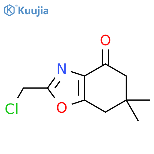 2-(chloromethyl)-6,6-dimethyl-6,7-dihydrobenzodoxazol-4(5H)-one structure