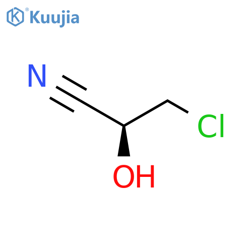 Propanenitrile, 3-chloro-2-hydroxy-, (2S)- structure