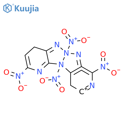 2,4,8,10-tetranitropyrido[3'',4'':4',5'][1,2,3]triazolo[2',1':2,3][1,2,3]triazolo[4,5-b]pyridin-6-ium-7-ide structure