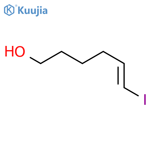 5-Hexen-1-ol, 6-iodo-, (5E)- structure
