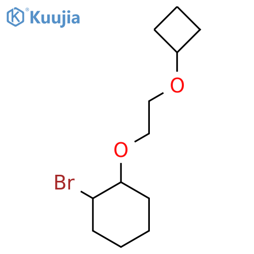 1-bromo-2-(2-cyclobutoxyethoxy)cyclohexane structure