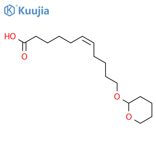 6-UNDECENOIC ACID, 11-[(TETRAHYDRO-2H-PYRAN-2-YL)OXY]-, (Z)- structure
