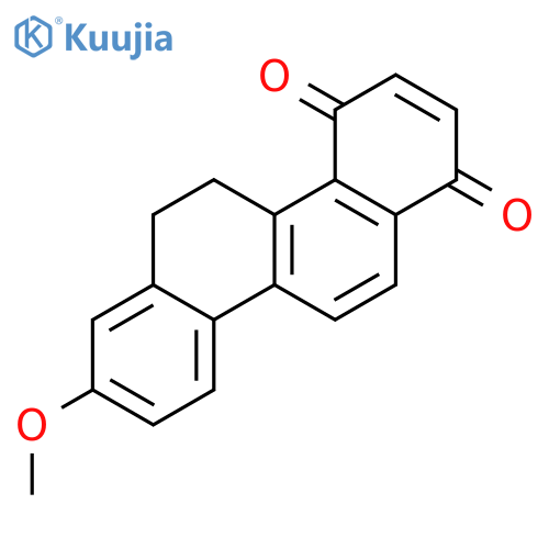 1,4-Chrysenedione, 5,6-dihydro-8-methoxy- structure