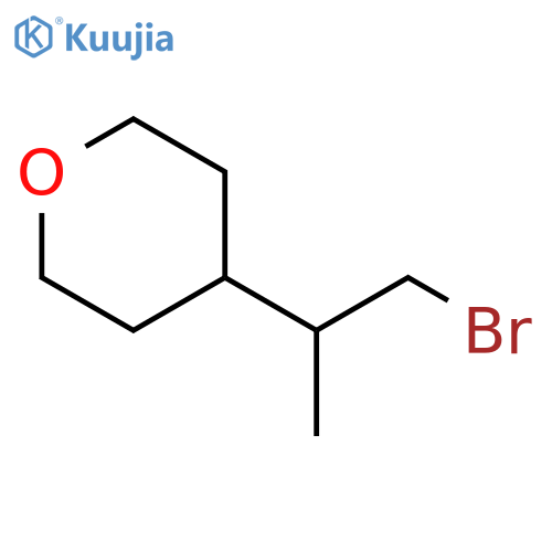 2H-Pyran, 4-(2-bromo-1-methylethyl)tetrahydro- structure
